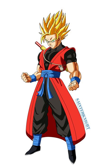 Dragon Ball Heroes - Xeno Goku Ssj Render by SaintedKnight on DeviantArt