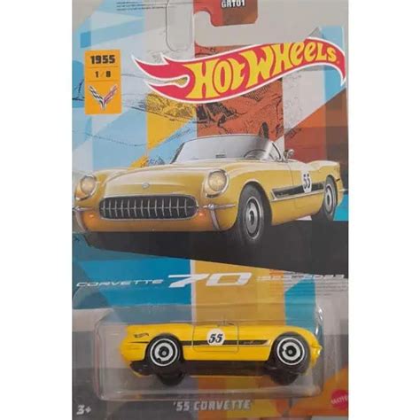 Hot Wheels Corvette 70 Anos 55 Corvette Universo Hot Wheels
