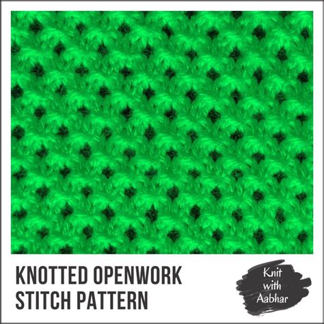 Learn To Knit With Aabhar Aabhar Creations Knitting Stitch