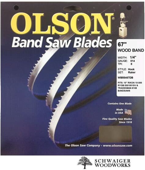 Olson Band Saw Blade Inch X Tpi Ryobi Bs Sv Tradesman