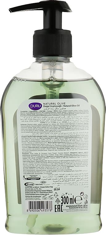 Duru Natural Olive Liquid Soap Myd O W P Ynie Z Ekstraktem Z Oliwy Z