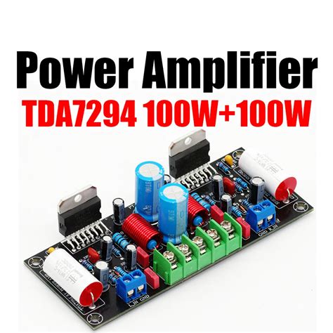 100wx2 Tda7294 Digital Power Amplifier Board Pcb 200w Dual Channel Hifi