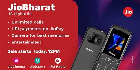 Jio Bharat 4g Phone Flash Sale 12 Pm On Amazon