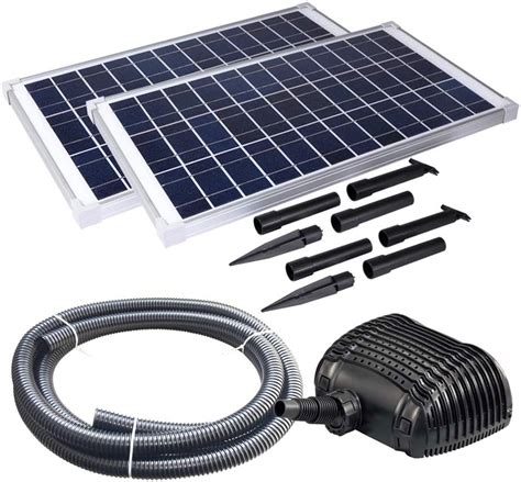 Amazon.com : Solariver Solar Water Pump Kit - 900GPH Submersible Water ...