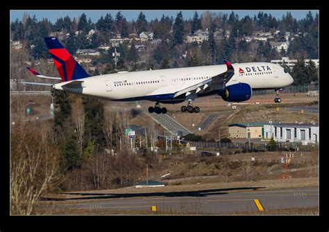 Delta A350 In to SeaTac | RobsBlogs