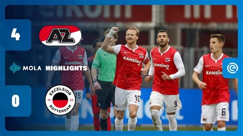 Az Alkmaar Vs Excelsior Gol Highlights Eredivisie Mola Tv Youtube