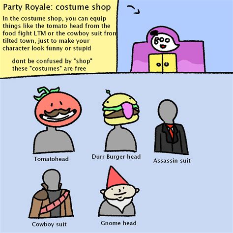 Party Royale: costume shop concept : r/FortNiteBR