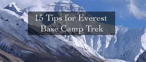 Tips for Everest Base Camp Trek - 15 Needy Tips for EBC Trek