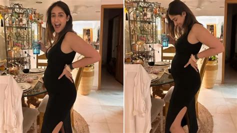 Bump Alert Excited Mom To Be Ileana D Cruz Flaunts Pregnancy Glow In