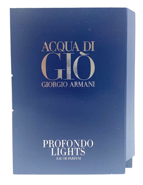 Acqua Di Gio Profondo Lights By Giorgio Armani Edp Spray For Men 12 Ml