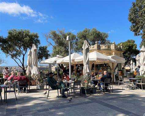 Cafe In Upper Barrakka Gardens Valletta Malta Photo Heatheronhertravels