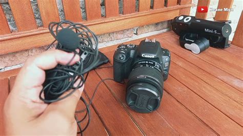 Cara Setting Mic External Canon Eos D Youtube