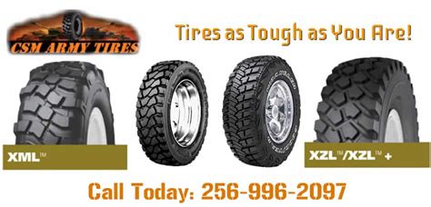 Off Road And Army Tire Reference Page Csm Army Tires