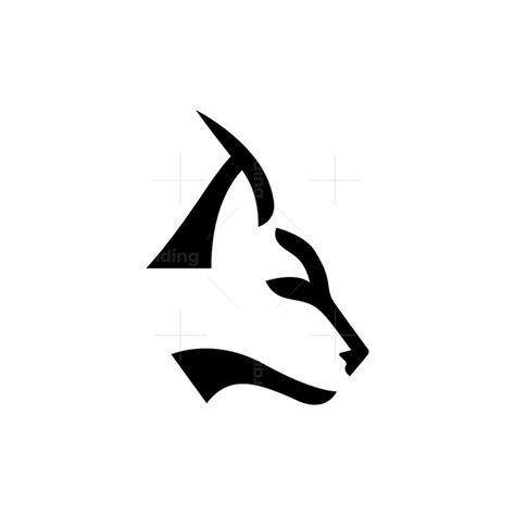 Lynx Logo Bobcat Logo Black Lynx Logo | Lynx, Animal logo, Logo design