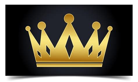 Premium Vector Gold Royal King Crown Icon Logo Template