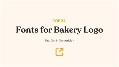 24 Best Fonts for Bakery Logo That Sprinkle Sweetness and Style