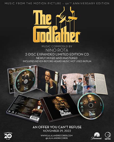 Godfather The 50th Anniversary Expanded And Remastered Limited Edition 2 Cd Set Ph