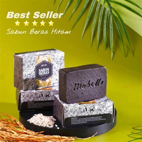 Jual MABELLO Sabun Beras Hitam Original 100 Sabun Bedda Lotong