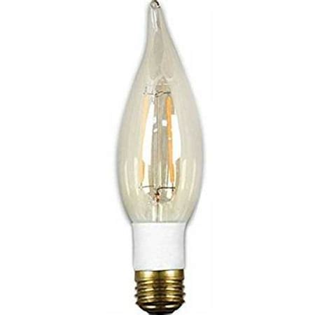 GE Lighting 33031 Dimmable LED Vintage Chandelier Light Bulb with Medium Base, 3-Watt, Soft ...