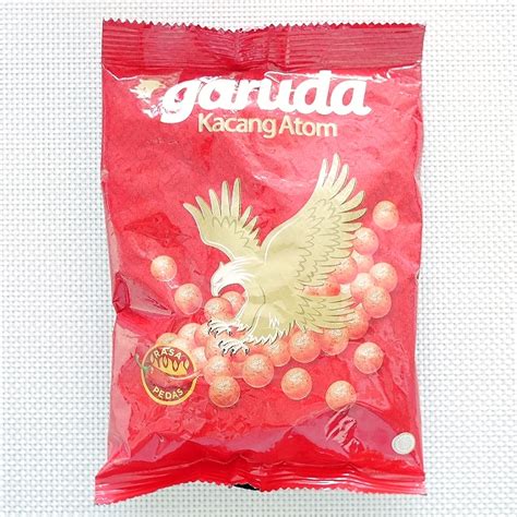 みんなの口コミガルーダ カチャンアトム 豆菓子 garuda Kacang Atom RASA PEDAS 100g LOVE