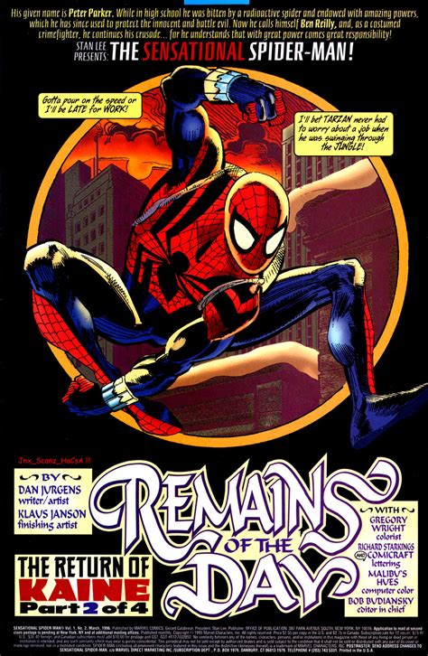 Read Online The Sensational Spider Man 1996 Comic Issue 2