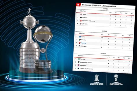 Tabla De Posiciones Copa Libertadores Y Sudamericana 2024