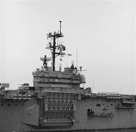 A Port Amidships View Of The Amphibious Assault Ship Uss Iwo Jima Lph