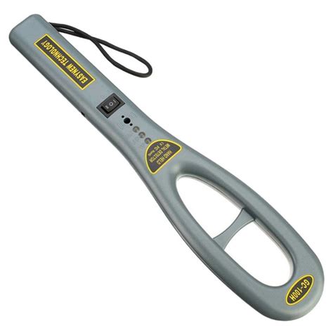 1 Piece Gc101h Portable Handheld Metal Detector Metal Detector Super Scan Light Counter Grey