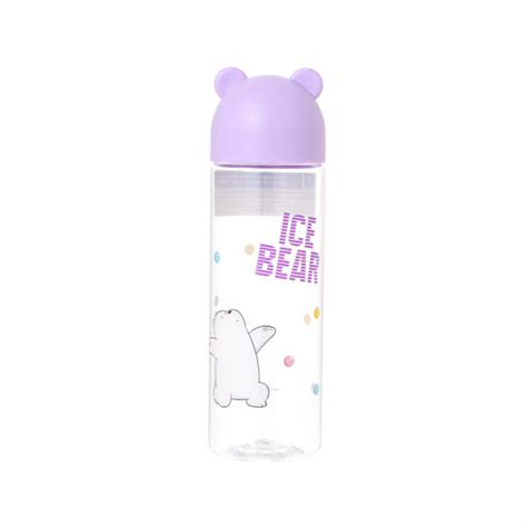 We Bare Bears Collection 5 0 Plastic Bottle With Shoulder Strap 500mL