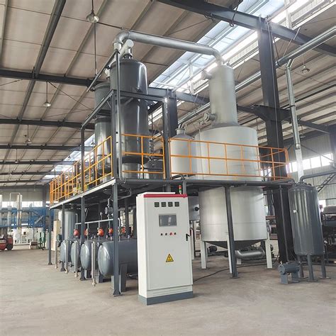 Recycling Waste Used Engine Oil To Base Oil Vacuum Distillation Machine