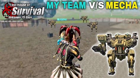 My Team V S Mecha In Badge Drop Last Day Rules Survival Gameplay