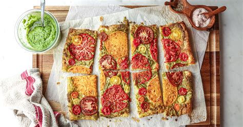 Heirloom Tomato And Pesto Tart Wife Mama Foodie