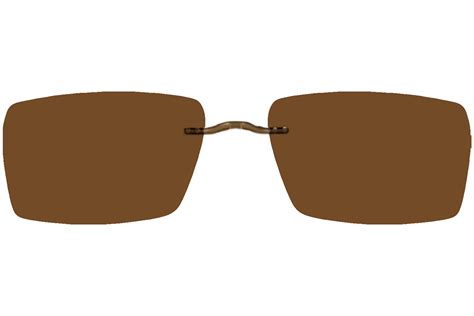 Silhouette Tma The Icon Shape Fq 5076 Clip Onsunglasses Brown Polarized 52x17