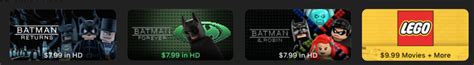 Lego Batman Adventure And Fantasy Itunes Digital Movie Sale From 5