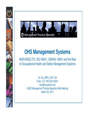 Fillable Online Ohs Management Systems Fax Email Print Pdffiller