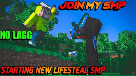 🔴 Minecraft Live Free To Join My New Lifesteal Smp Java Pocket Edition 247 Online Youtube