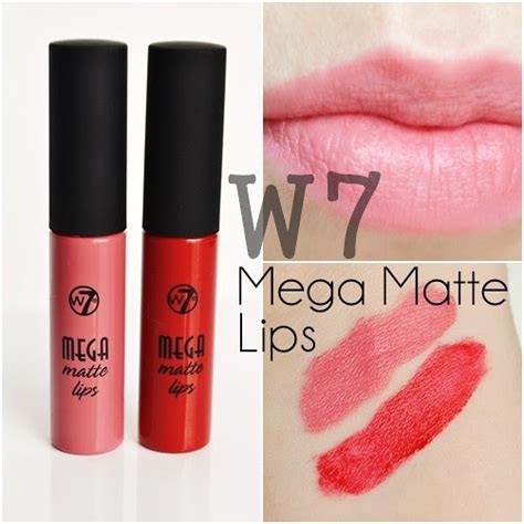 W7 Mega Matte Lips Review Makeup Savvy Makeup And Beauty Blog