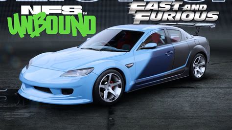 Fast And Furious Tokyo Drift Neela´s Mazda Rx8 Nfs Unbound Youtube