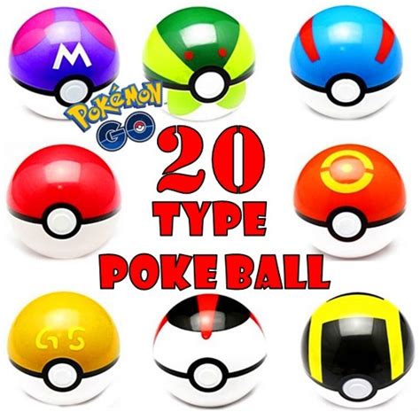 Buy Pokeball / Pokemon / Poké Ball 15 Types 7cm each / Pikachu ...