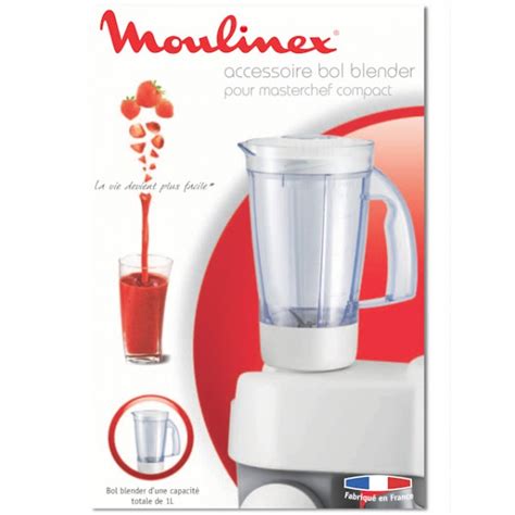 Bol Blender Robot Masterchef Moulinex Xf