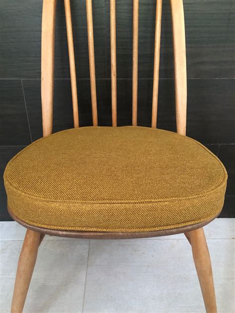 Myhome New Seat Pads For Ercol Dining Chairs With Straps And Etsy Uk