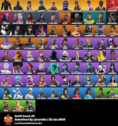 83 Skins Renegade Raider Aerial Assault Trooper Og Skull Trooper