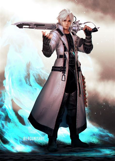 Gunbreaker Thancred by Lagunis on DeviantArt | Final fantasy 14, Final fantasy art, Final ...