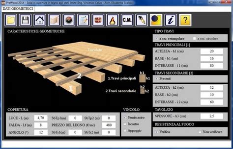 Software Prewood Solai E Coperture In Legno Elisabetta Scalora Al