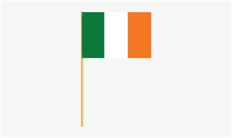 Ireland Cotton Stick Flag Ireland Flag On Stick Png Transparent PNG