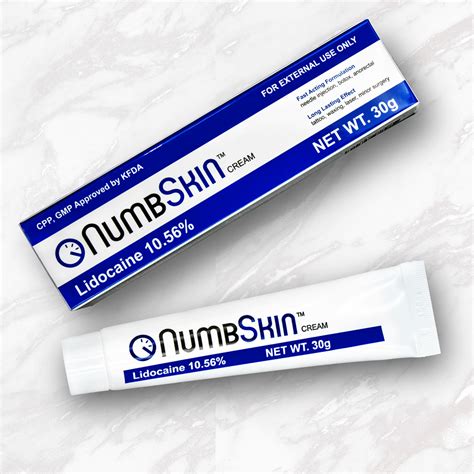 Numbskin Lidocaine Numbing Cream G Professional Use Only