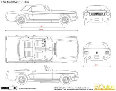 1967 Ford Mustang Dimensions