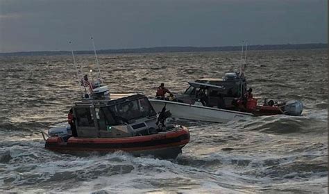 Coast Guard Rescues 4 People Before Boat Capsizes Off Sandy Hook