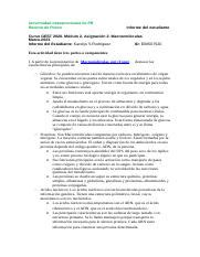 Gest Informe Estudiante M Dulo Asign Docx Universidad