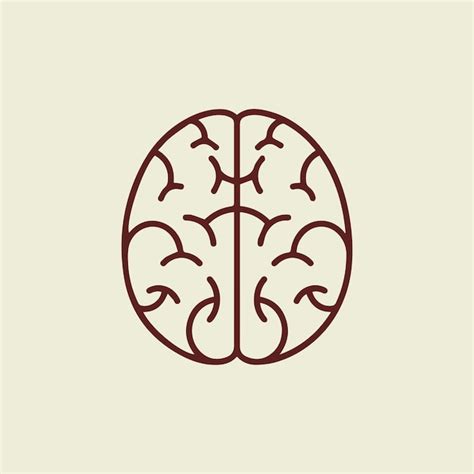 Premium Vector Brain Logo Design Vector Image